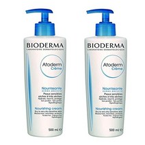 독일 악티브-더마 바이오더마 아토덤 건성 피부용 크림 1er 팩 1 x 500 ml 얼굴 크림 바디, 2 x 500ml