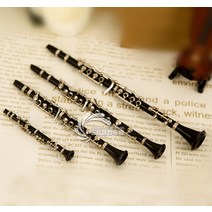 미니 클라리넷 모델 클라리넷 금도금베이스 클라리넷 브로치 악기 모형 장식품-58458, 02. 8cm [선물 2]