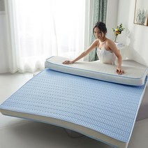 통기성 여름 쿨 토퍼 10cm 두꺼운 매트 손님용 메모리폼 라텍스 인견 매트리스 돌침대 D, C(10cm), 1.8x2.0m