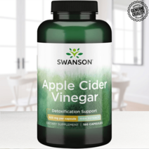 스완슨 애플 사이다 식초 Apple Cider Vinegar 캡슐 625mg 180 캡슐