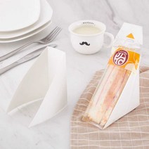 왁스페이퍼 포장지 샌드위치 비닐 + 트레이 세트 100개, 샌드위치 백 + 종이 트레이