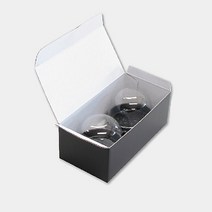 돔형화과자박스(2구)블랙 / 17x8.5x6cm 50개