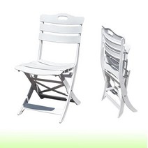 야외용 수영장 의자 파라솔 비치 테라스 정원 접이식, 야외의자-화이트
