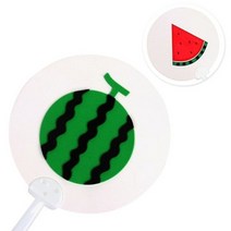 왕수박 부채 (5인용), 단품