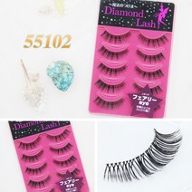 일본 인조 속눈썹 다이아몬드래쉬 시리즈 미용 용품, 1개, 55102 볼륨 스테이지