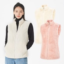 콜핑 여성 겨울 보아털 후리스 조끼 트릴온 I(여) KSV7598W