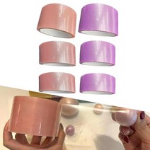 테이프볼 테이프공 타로카드 보드게임 만들기 끈적 볼 테이프 6 개 편안한 너비 3.6cm 4.8cm DIY 만들기, 01 Purple Orange