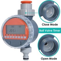 kesla 5 100m 정원 급수 호스 47mm pvc 마이크로 관개 파이프 물방울 관개 튜브 스프링클러 143939 잔디 발코니 온실, 14, 볼 밸브 타이머
