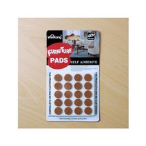 바닥보호패드 부직포 원형1.5cm/소음방지 의자패드