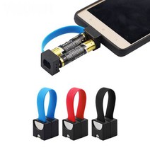 무선전화기 유뮤선전화기 레트로 휴대용 비상 전화 충전기 전원 2 개 AA 배터리 마이크로 USB/ USB-C/조명, 03 for IOS Micro USB