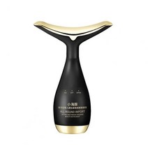 빠른 작동 피부 미용 기기 마사지 기기 간단한 안티 에이징 돌고래 목 얼굴 눈 스킨 케어, Black, Black