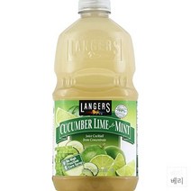 Langers Juice Cocktail Cucumber Lime With Mint 랭거스 큐컴버 오이 라임 민트 과일 주스 64oz(1.89L)