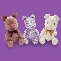 아동 키즈 유아동 뉴 젠틀 브릭스 봉제인형 곰인형 25cm, 아이보리