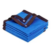 녹색 UV 차단 HDPE 플라스틱 메쉬 커버 식재 차양 자동차 정원 텐트 야외 12 바늘 업그레이드 특집, 02 blue_01 2x2m