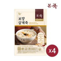[본죽] 보양삼계죽 200g 4팩, 단품