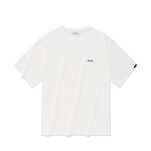 국내매장 정품 커버낫 COVERNAT 박스 어센틱 로고 티셔츠 화이트