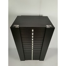 안경수납함 케이스 정리 안경원 이동식 업소용, 블랙13겹(자물쇠없는태양)234개