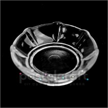 파스텔크래프트 MS-179 미니어처 투명 줄무늬오목접시 30x8mm 10개입 B-11-464