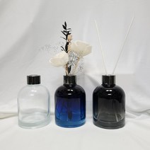 블룸 디퓨저용기 3color 200ml / 모던한 쉬크 심플한 디자인 유리병 디퓨저용기/방산시장 /디퓨저용기 유리화병 카페인테리어소품 디퓨져재료, 투명
