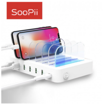 Soopii LED 6포트 PD PPS 고속 멀티충전기 CS60PD 에어팟 아이폰 아이패드 애플워치