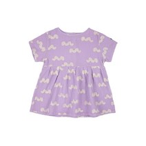 (정식매장판H) BOBO CHOSES KIDS 23SS NEW 보보쇼즈 키즈 베이비 여아 패턴 프린팅 반팔 원피스 드레스(123AB090_530) KBO32DRDR020LV 바이올