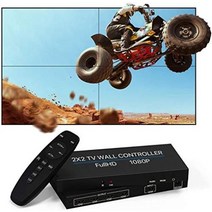 비디오 월 컨트롤러 4 출력 출력 회전 기능 부착 [beTVW2x2R]
