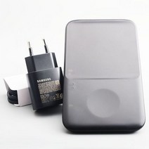 핸드폰 무선 C타입 휴대폰 멀티 고속 충전기 원래 삼성 2in1 패드 듀오 EP-P4300 아이폰 갤럭시 시리즈 전화 버드 이어 시계 4/3, P4300 and 25W EU Set