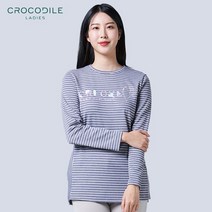 [크로커다일레이디] 베이직 스트라이프 라운드 티셔츠_CLBSTS207