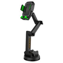 대형 화물차 휴대폰 거치대 스마트폰 흡착식 길이조절 차량용 관절거치대 다목적 고정장치, 그레이