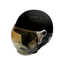 댐트랙스DAMMTRAX 오토바이 헬멧 제트 버블비 하프 매트 블랙 프리사이즈57cm~60cm 미만 경량 고급 통풍 하이바