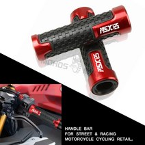 HONDA GROM 16 MSX 125 7/8 quot22mm 고무 바이크 오토바이 액세서리 MSX125 핸들 바 그립 핸드, [09] MSX125 logo