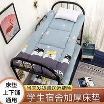 기숙사 매트리스 학생 기숙사 싱글 침대 매트리스 학교 생활 소프트 쿠션 렌탈 룸 스태프 두꺼운 이불 이불 바닥 슬리핑 매트, 우아한 그레이