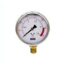 오일충만식 압력계 관로식 직경100 YN100-2.5MPa, 단품