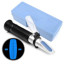 당도측정기 과일 사과 당도계 가정용 휴대용 브릭스 굴절계 설탕 함량 주스 액체 테스터 정확도 브릭스 악기 소매 상자 포함