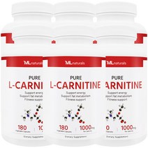 마이라이프 내추럴스 1000mg 180 야채캡슐 L 카르니틴, 6병