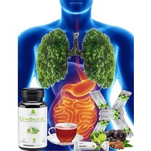 10일 간의 폐 장 정화 및 디톡스 긍정적인 결과 보장 - OMNIBREATHE 2 캡슐 w를 섭취하십시오. 3끼 (신선한 심호흡 회복) 드링크 프루넥스 1 베프, Prunex 1