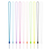 카드 키즈폰 분실 낙상방지 야광 목걸이줄 방문증 회사원 네임텍 학생증 박람회 운동 명찰, 1개, 핫핑크