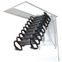 다락방 폴딩 사다리 옥상 천정부착형 회사 창고 물품, 700x1000mm 전기 2세대 강철