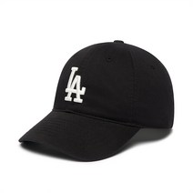 MLB N-COVER 언스트럭쳐 볼캡 LA Black 193509