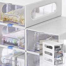 멀티박스 3단 다이소수납박스 다용도상자 아크릴정리함