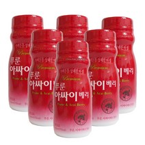 건강두배로 약국판매용 프리미엄 푸룬 아싸이베리 100ml 변신비결끝 푸룬과즙추출물 유기농 아사이주스함유, 6개