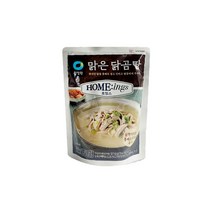 [트윈스몰] 닭한마리를 통째로 우려낸 육수 청정원 맑은 닭곰탕 (450g), 450g, 3개