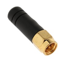 THE WAROOM SHOP 교체 3cm WiFi 안테나 2.4Ghz 2dbi 무선 라우터 옴니 공중선 (SMA Male 커넥터 포함), 25x8x5mm, 금속 및 플라스틱, 블랙