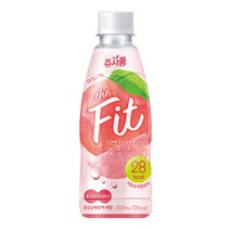 쥬시쿨 더 핏 복숭아, 300ml, 24개