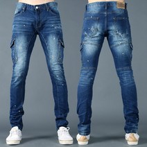 제이로드 SALE 고퀄리티 슬림일자 오토바이 빅사이즈 카고 남자청바지 CK8108405