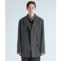 지플리시 오버 피코트 다크그레이 PEA코트 DG