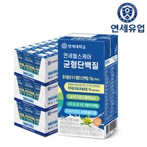 (m)연세헬스케어 균형 단백질 두유 190ml x 72팩, 72개