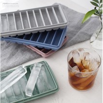 실리콘 얼음트레이 스틱형 아이스몰드 얼음볼 얼음틀, 다크블루