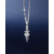 [인디고미드나잇] 피어스드 하트 목걸이 (SILVER 925)