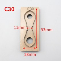 가죽공예 절단 금형, A.11mm 다이 1, 1개